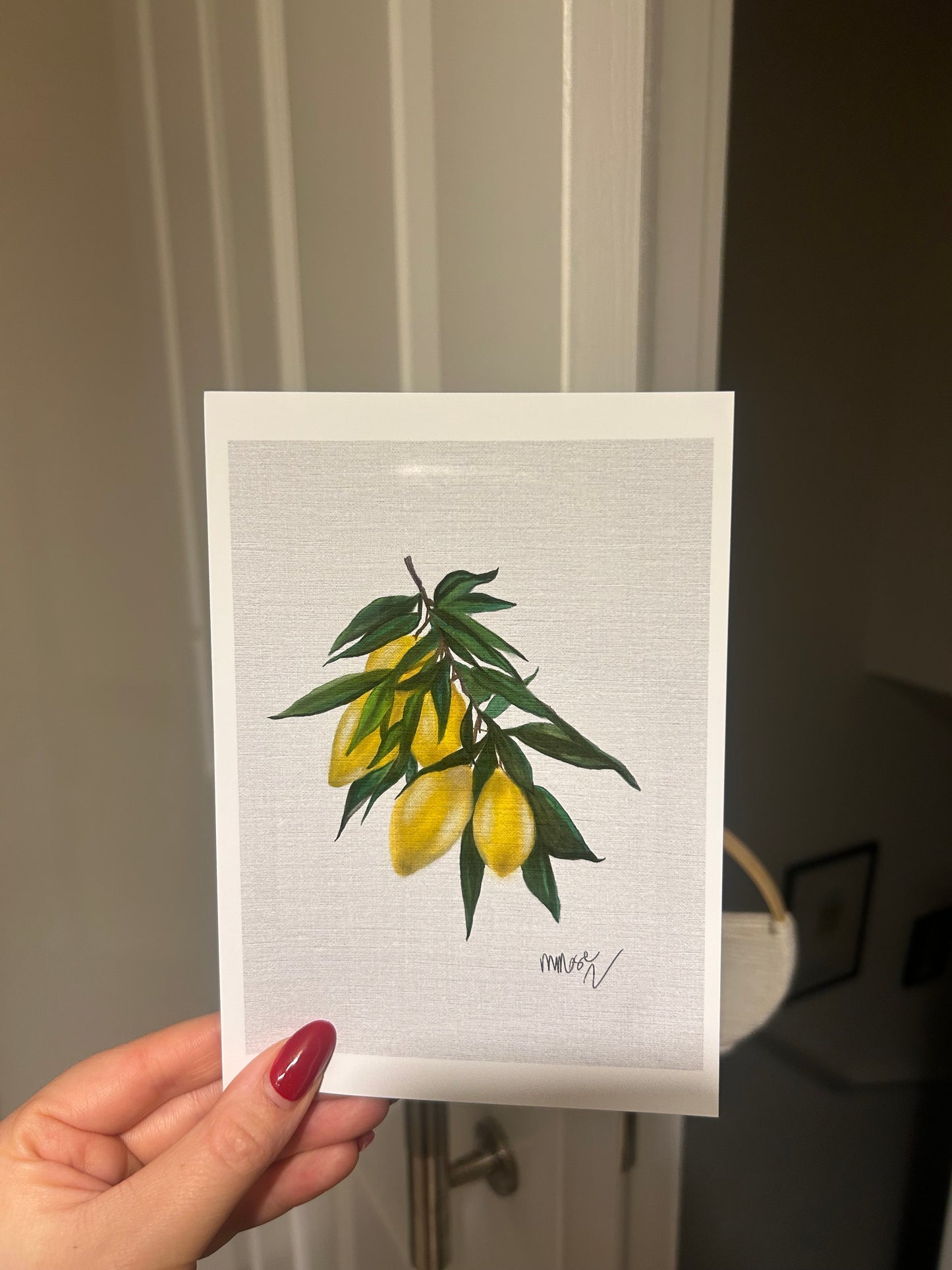 (Copy) 5β x 7β Watercolour Lemons