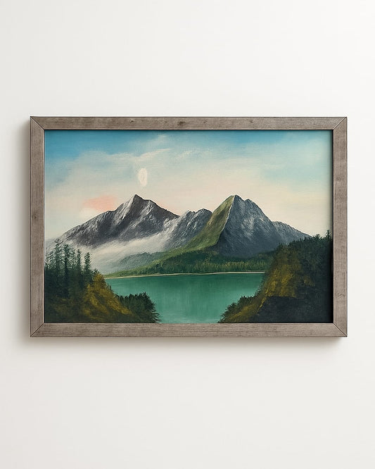 Landscape Original Canvas Painting(Frame Included) 30x40