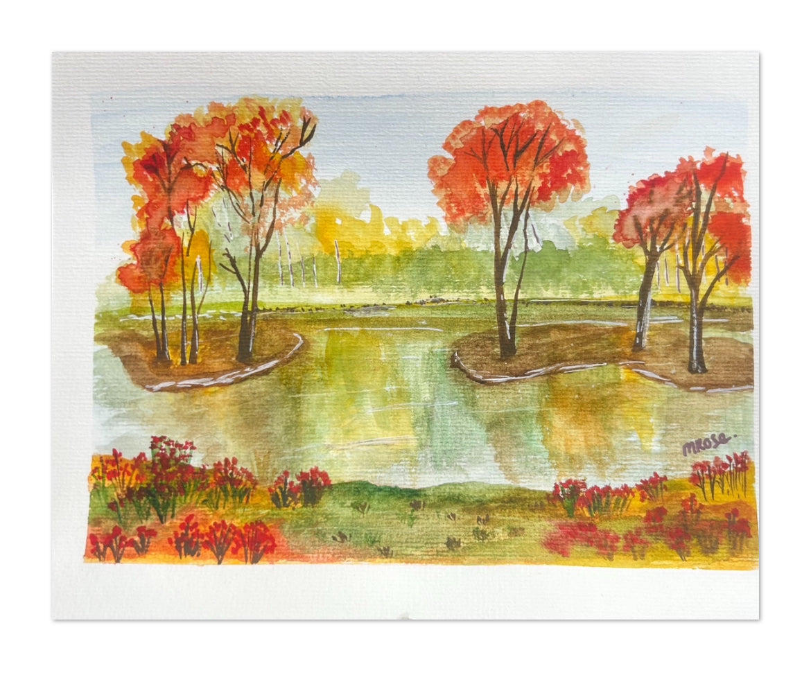 Landscape art print 5”x 7”