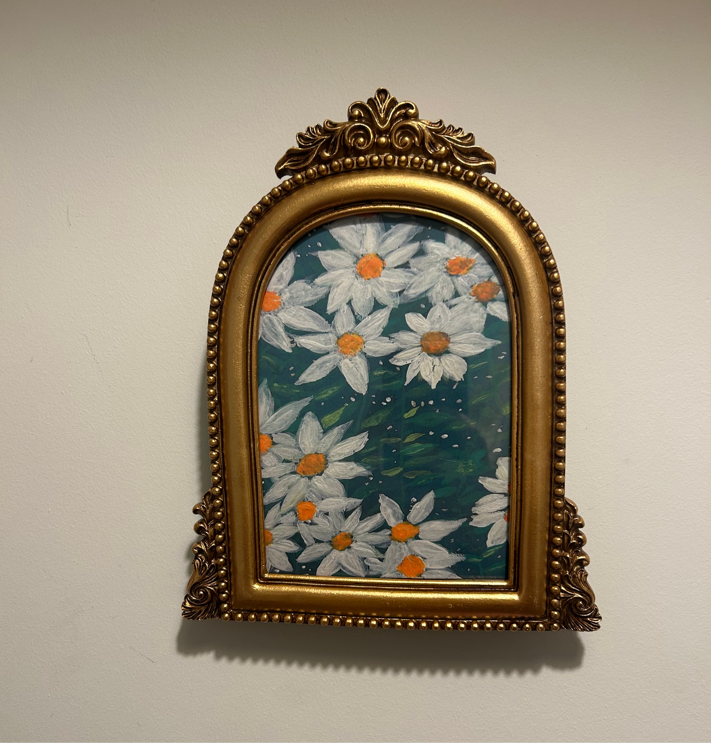 Floral art print 5” x 7” (frame included)