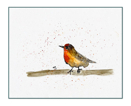 Watercolour Robin 5”x 7”